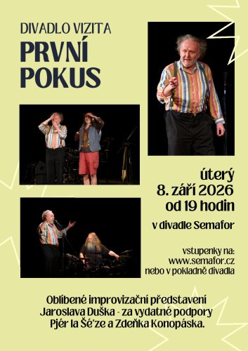 Divadlo Vizita - První pokus - Jaroslav Dušek náhled